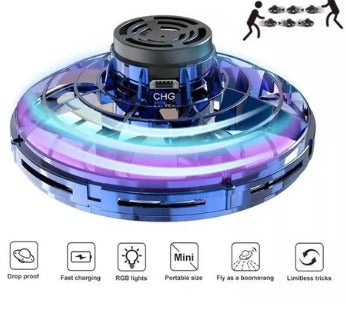 Mini Ovni Con Luz Spinner Con Carga Usb Azul