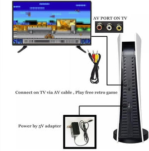 Consola GS5 Retro de Juegos – 200 Juegos Preinstalados, Compatible con TV y Soporte para Dos Jugadores